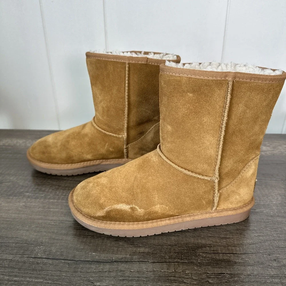 Kids Kookaburra By Ugg Koola Short Boot Size 2 Brown‎ Winter Slip On
